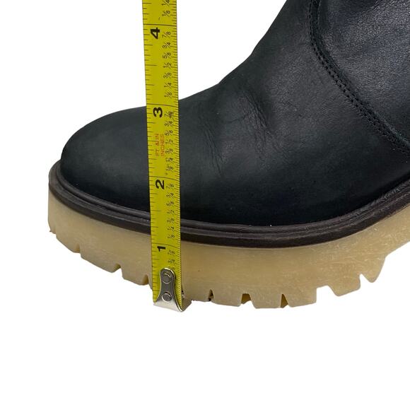 Free People Women's James Black Leather Chelsea Boots Size 39 US 9 - Picture 14 of 15